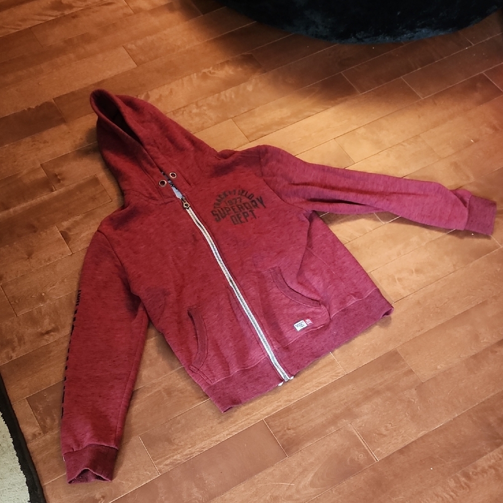 Red Zip-Up Hoodie